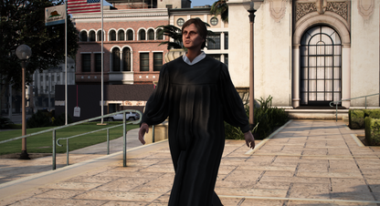Female Judge Robe