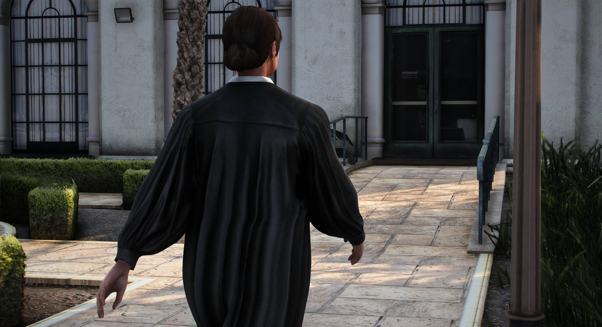 Female Judge Robe