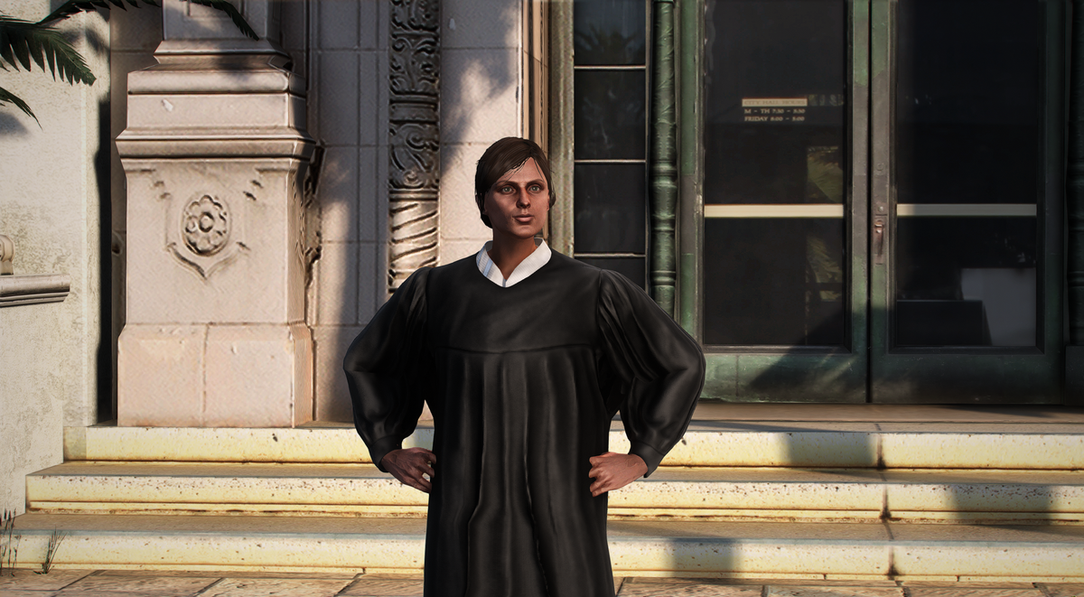 Female Judge Robe