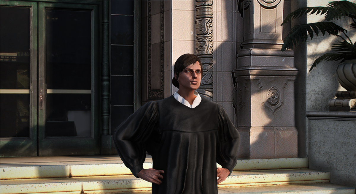 Female Judge Robe