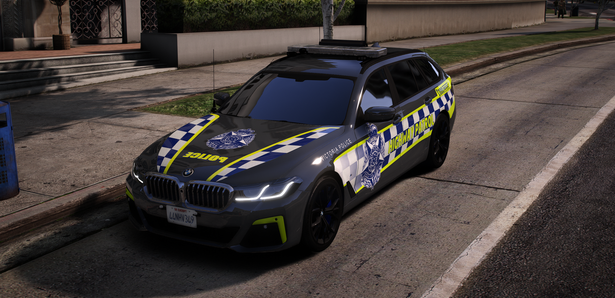 VicPol BMW 2021 G31-530D Uplift Marked Highway Patrol