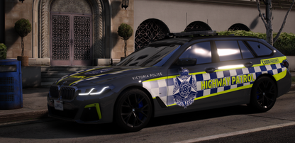 VicPol BMW 2021 G31-530D Uplift Marked Highway Patrol