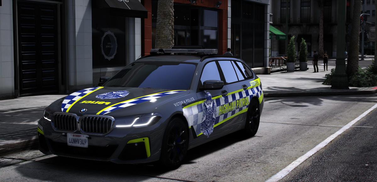 VicPol BMW 2021 G31-530D Uplift Marked Highway Patrol